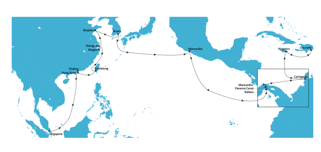 Shipping from Asia Pacific to Latin America AC5 – Eastbound -By Maersk ...